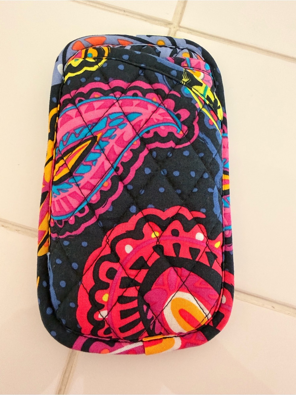 Vera Bradley Quilted Eyeglasses Sunglasses Case New Excellent Condition
